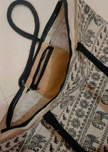 Boho Elephant Print Tote Bag