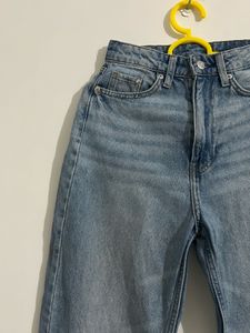 H&amp;M Light Wash Mom Jeans