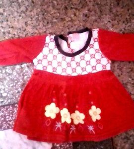Cute Red Baby Dress