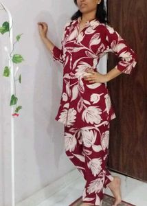 Stylish Floral Print Co-ord Set