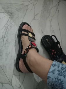 Black sandals
