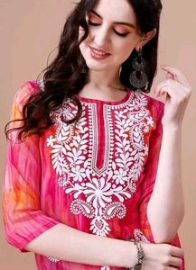 Chikankari Embroidered Kurta
