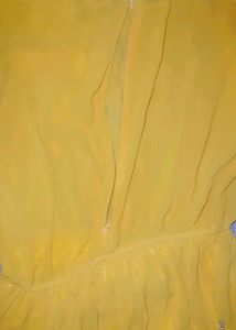 Bright Yellow Peter Pan Collar A-Line Dress