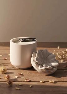 Handmade Floral jar Scented Candle