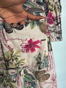Beautiful Floral Print Kurta