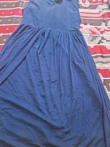 Navy blue strechable dress 👗according  to ur body