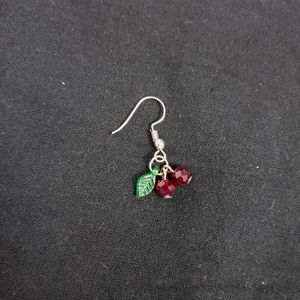 Trendy Handmade Cherry Earrings