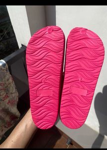 Vibrant Pink Flip Flops