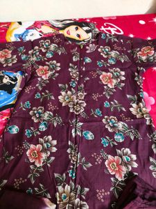 Women's Floral Kurta Set with Dupatta 3xl