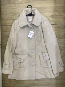 Cream Wool Blend Coat - Fix Rate