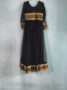 Elegant Black &amp; Gold Gown