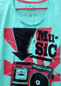 Women Green T Shirt