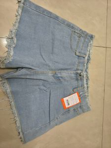 Light Wash Denim Shorts