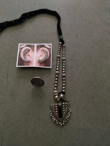 oxidised set + ring + earcuffs