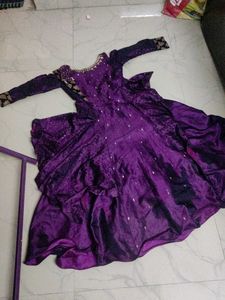 Stunning Purple Ethnic Gown