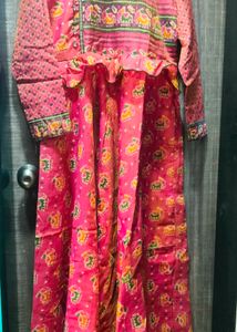 Beautiful Big Flare Kurta With Lining