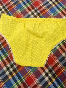 Cute Yellow Polka Dot Briefs