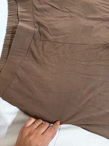 Comfortable Brown Wide-Leg Pants