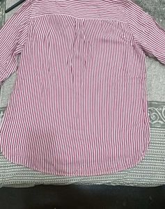 women top Red White tripad
