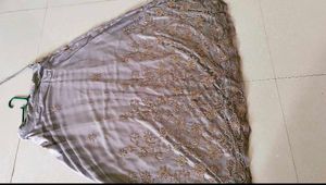 Elegant Embroidered Saree with Tassels