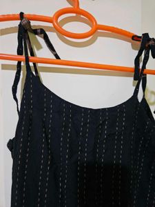 Black Stripe kurti