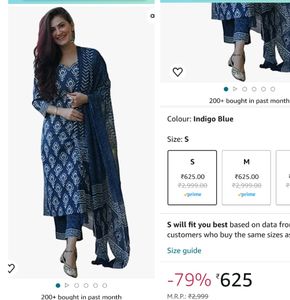 Summer Friendly  Kurta Palazzo Dupatta Set