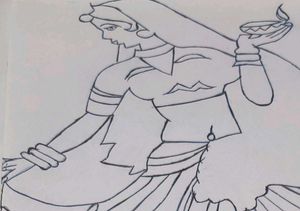 Trending Paper Painting unique beautiful Art