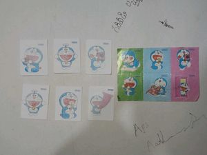 Doraemon Stickers and water cards