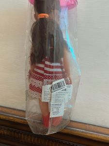 Cute Doll in Red &amp; White Dress