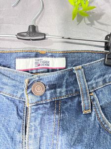 Tommy Hilfiger Men's Blue Distressed Denim Jeans
