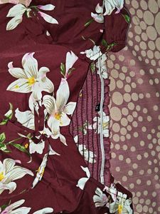 Chic Floral Print Top