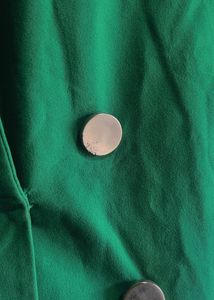 Bright Green Double-Breasted Blazer
