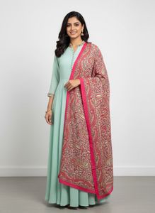 Beutiful Girls 1pc Gown With Dupatta