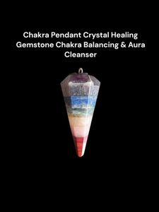 Chakra Pendant Crystal Healing Gemstone