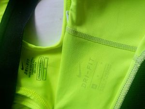 Neon Green Nike Pro Shorts Set