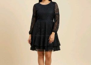 Elegant Black one piece Dress