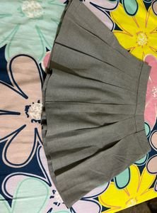 Pleated Grey Skirt