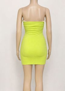 Lime Green Baby Girl Tube Dress
