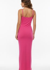 Pink Bodycon Maxi Dress