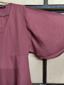 Stylish V-Neck Bell Sleeve Top
