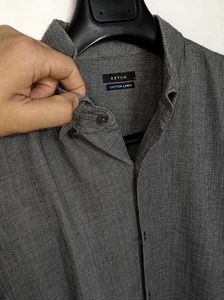 Ketch Cotton Linen Men's Shirt