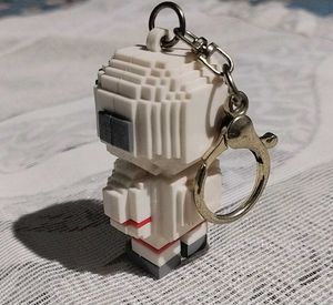 Minecraft Astronaut Keychain