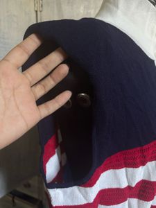 Vintage Rugby Style Knit Top