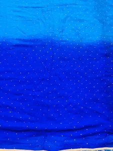 Beautiful Blue &amp; Pink Ombre Saree