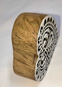 Heart Shape Wooden Block Stamp