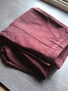 Burgundy Cargo Pants