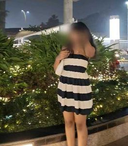 Striped Strapless Mini Dress