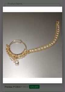 LEAFY JODHA NATH WHITE PEARL