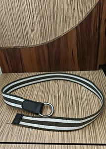 Striped Canvas Belt