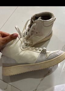 H&amp;m White High Tops